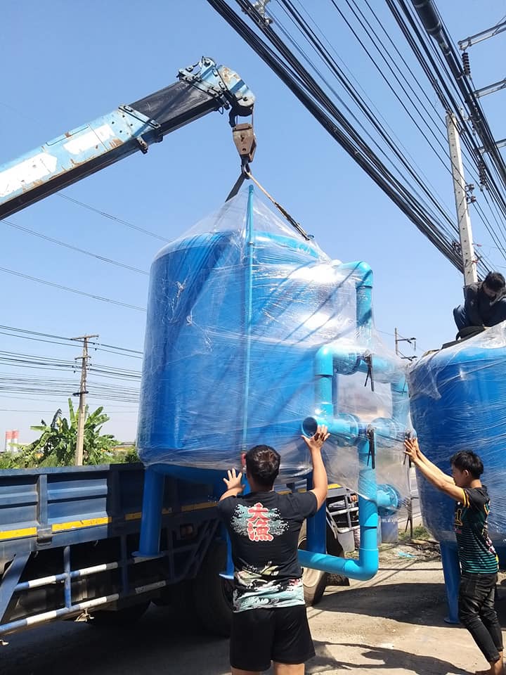 ถังกรองเหล็กขนาด32นิ้ว(80cm. x 150cm. x 4.5 mm.)