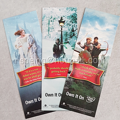 ชุดที่คั่นหนังสือ Narnia (ตอน ราชสีห์ แม่มด กับตู้พิศวง) 3 ใบ