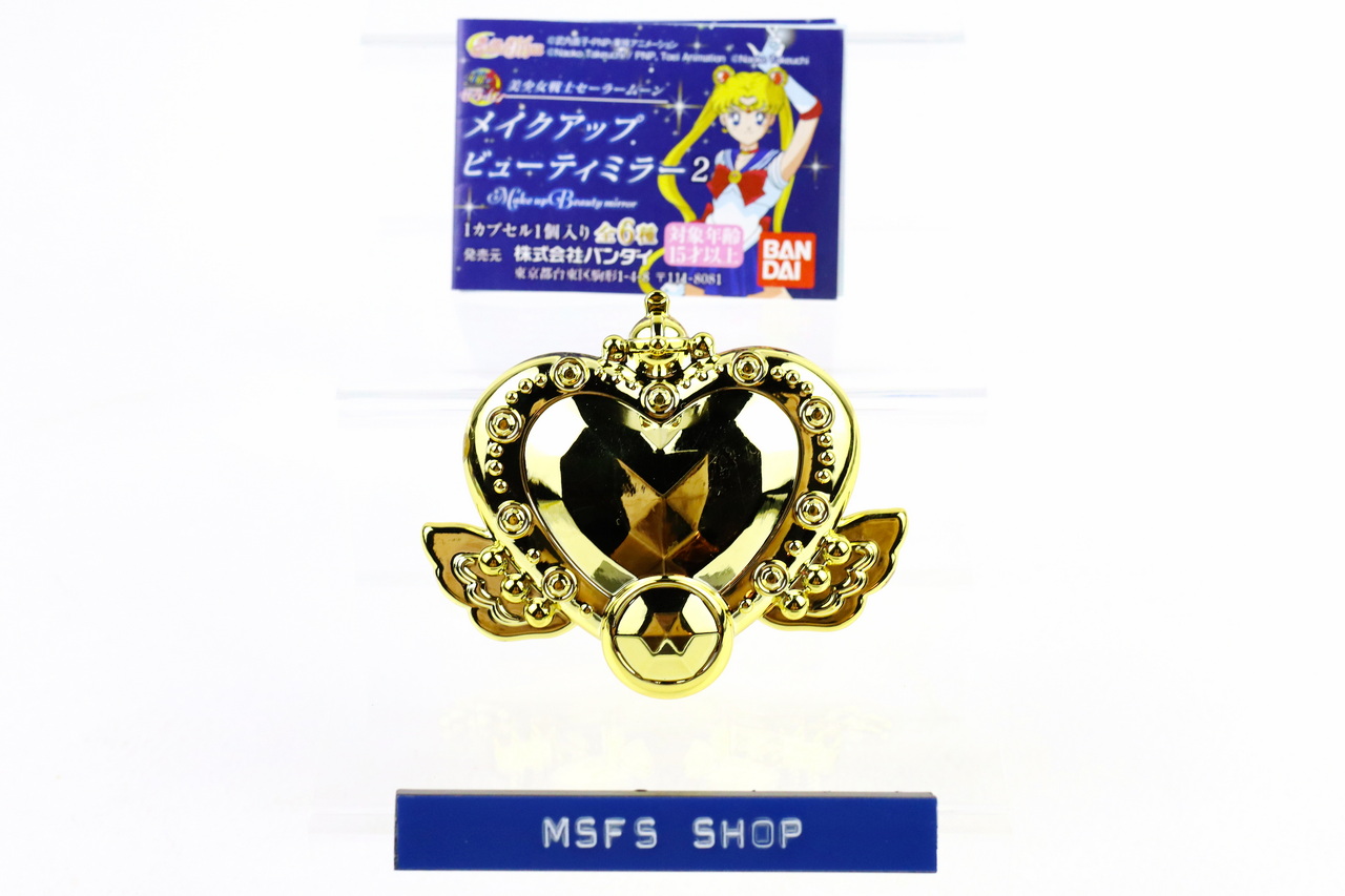 [มือสอง] กาชาปอง เซเลอร์มูน กระจกสีทอง - Sailor MoonMake Up Beauty Mirror Set 2