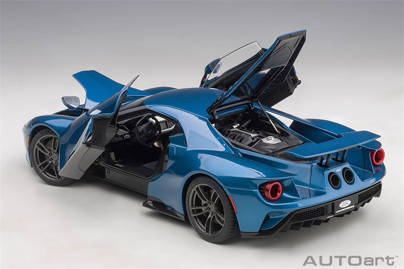 พรีออเดอร์ โมเดลรถ โมเดลรถยนต์ Autoart Ford GT 2015 น้ำเงิน 6