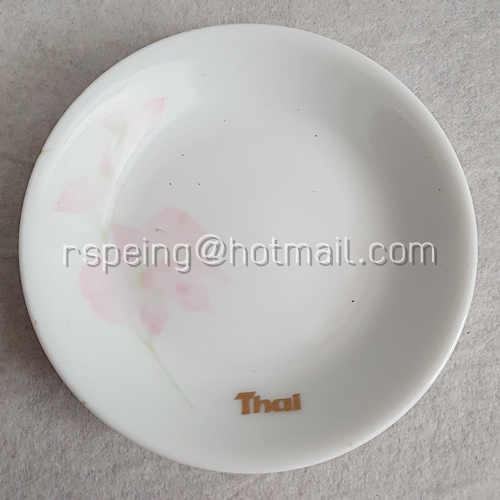 จานรองแก้ว Noritake ลายกล้วยไม้ การบินไทย