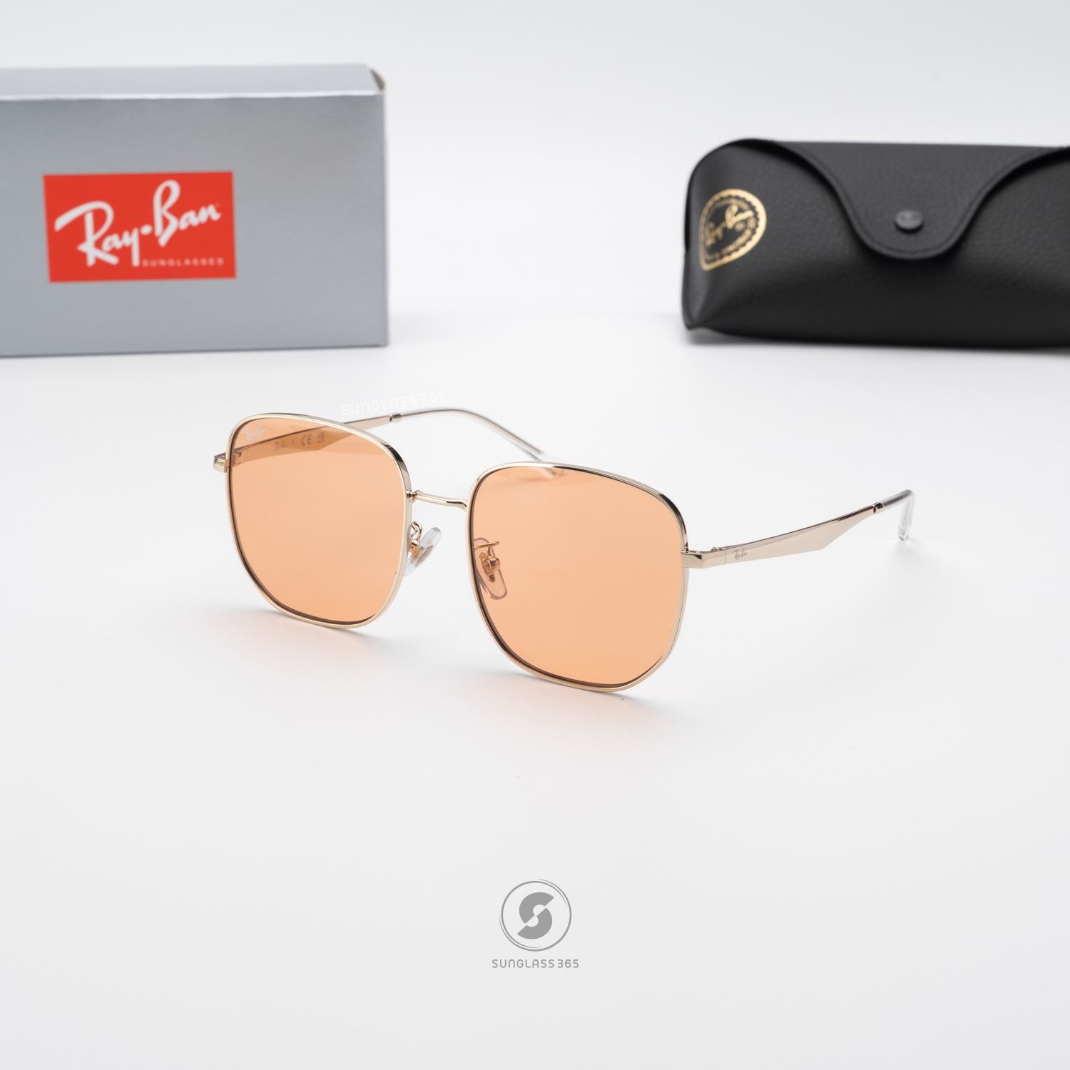 RayBan RB3713D 921374 Pale Gold