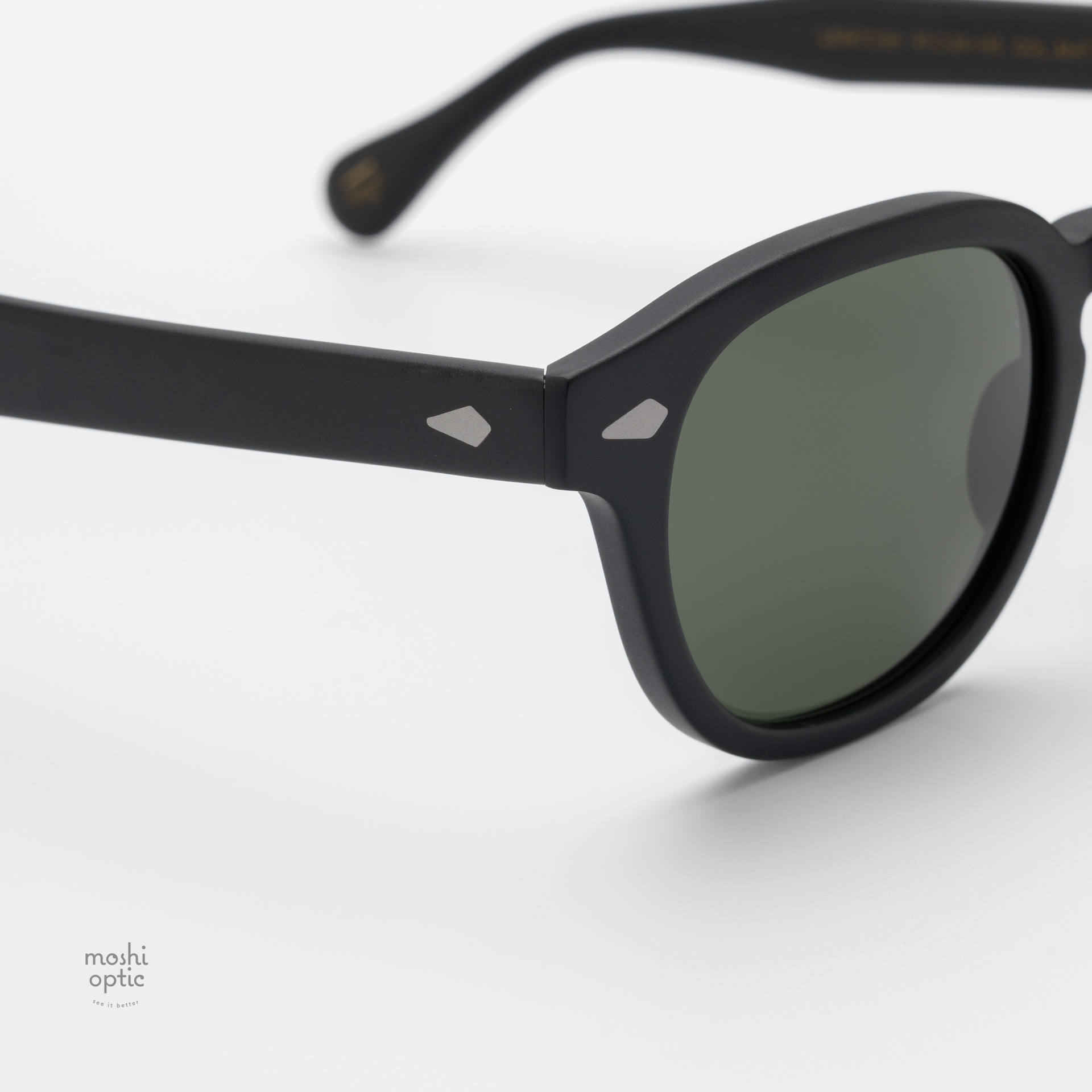 แว่นกันแดด Moscot Sun Lemtosh Matte Black G-15