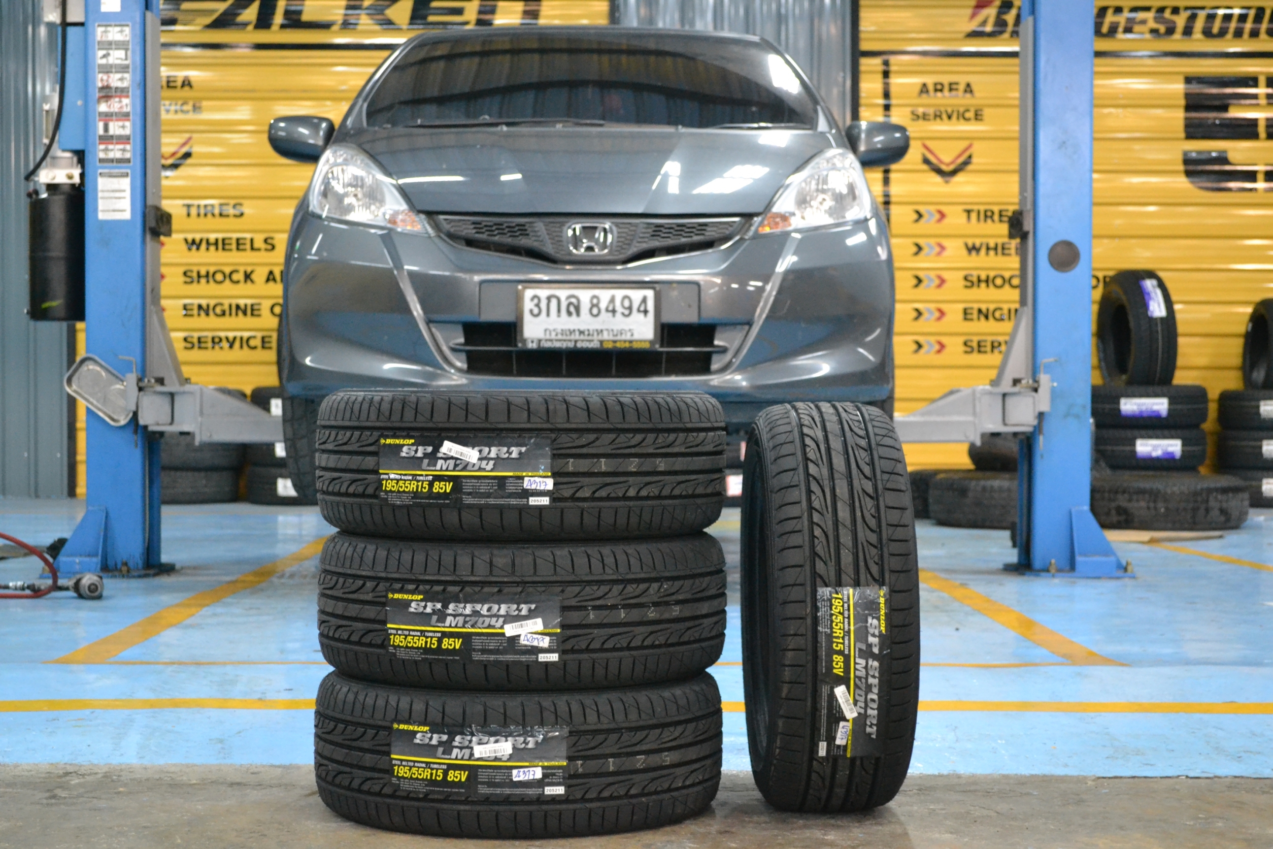 DUNLOP LM704 195w65s15 เส้น 1250 ปกติ 3000