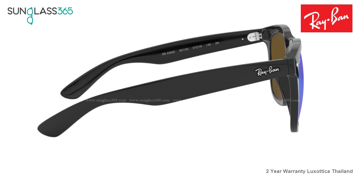 Ray-Ban RB4260D 601/55 BLACK Blue Flash