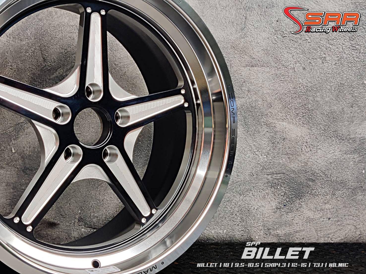 SPP : BILLET 18X9.5 - 10.5 5X114.3 12/15 B/LMIC