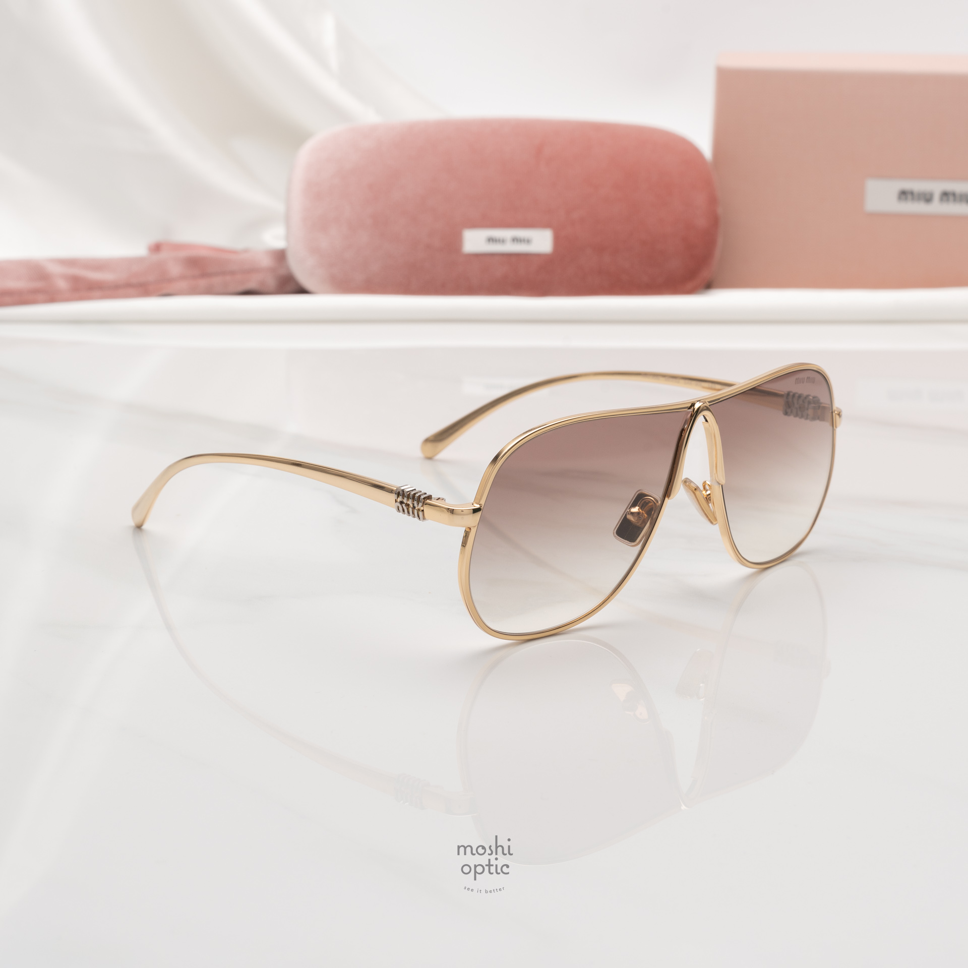 แว่นกันแดด Miu Miu MUA56S 5AK90L