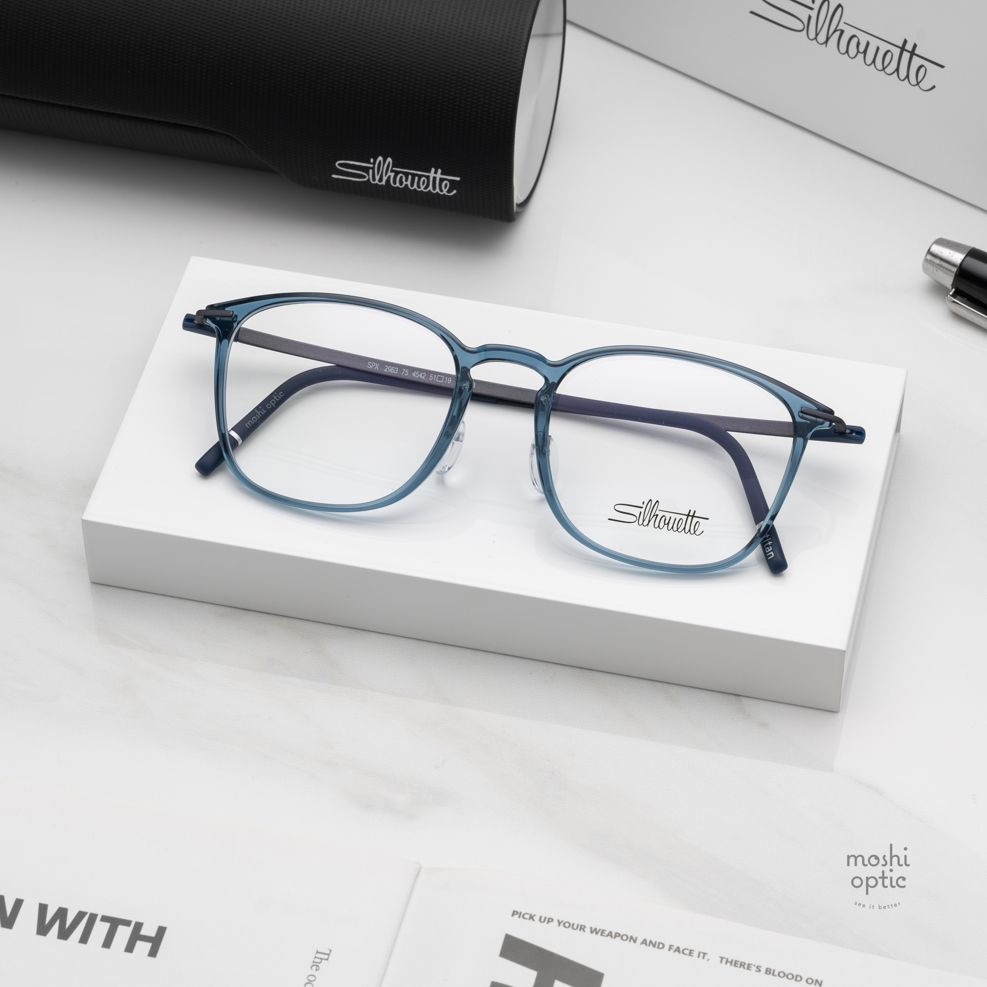 กรอบแว่น Silhouette Rising Dawn SPX2963 4542