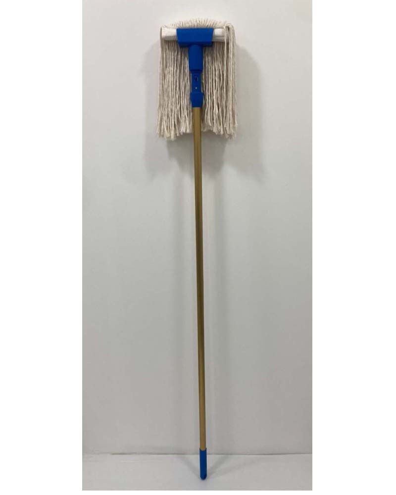 ชุดหัวไม้ถูพื้นฟรีไซส์ ผ้า 8 นิ้ว สีน้ำเงิน