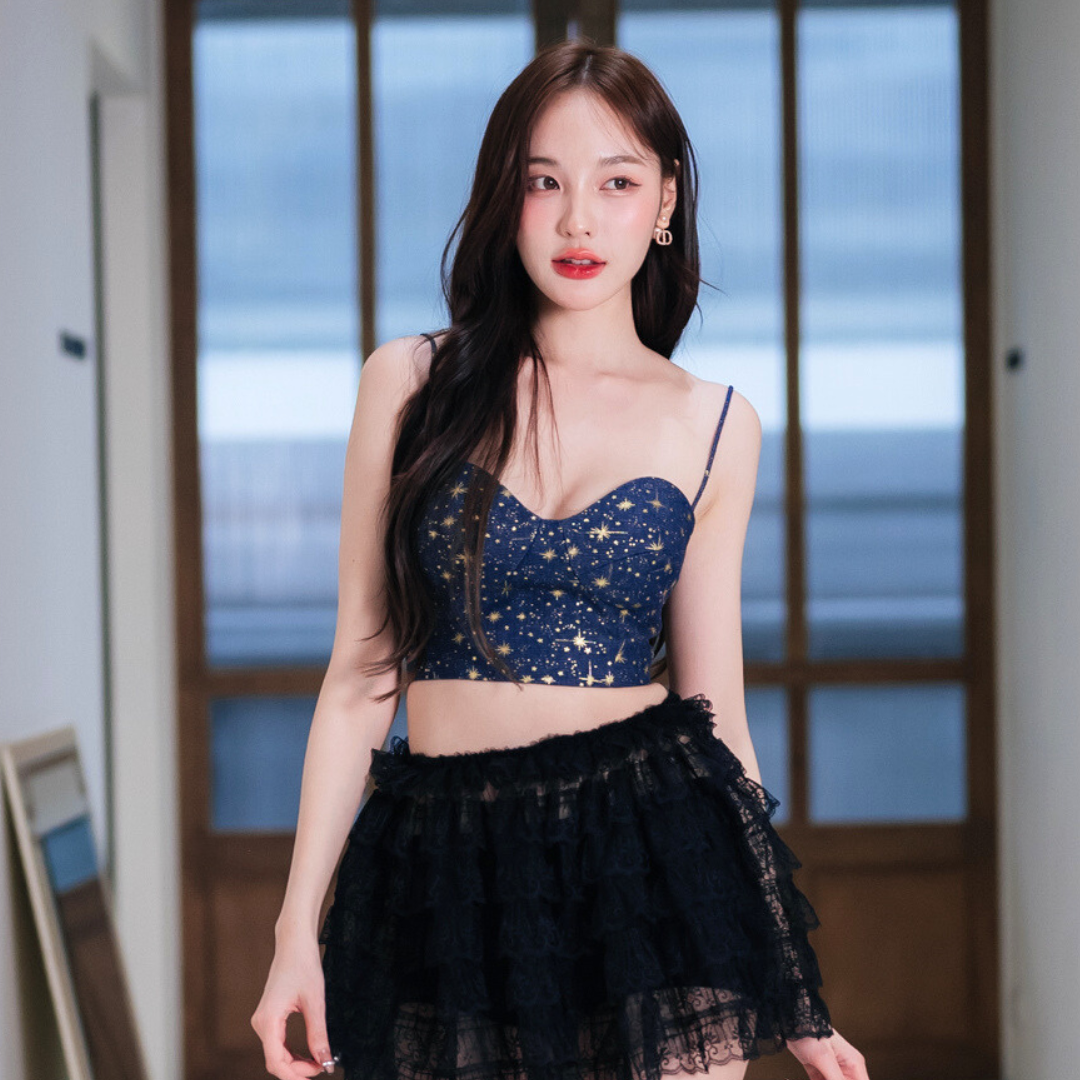 Lism S-055 Starry Muse Top เสื้อครอปสายเดี่ยว