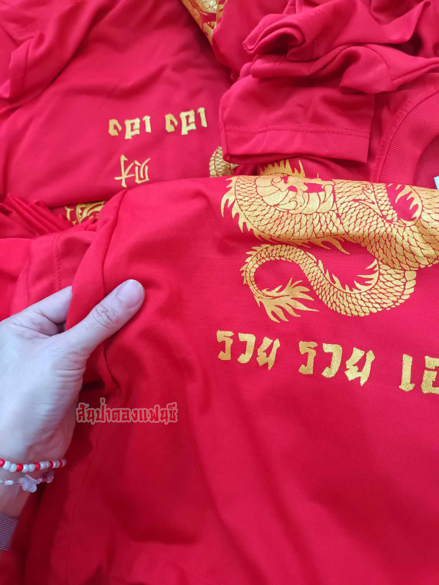เสื้อยืดตรุษจีนเด็ก เสื้อยืดเด็กสีแดง ธีมปีใหม่ ตรุษจีน