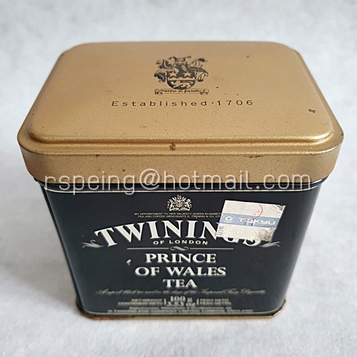 กระป๋องใส่ใบชา Twinings Prince of Wales Tea