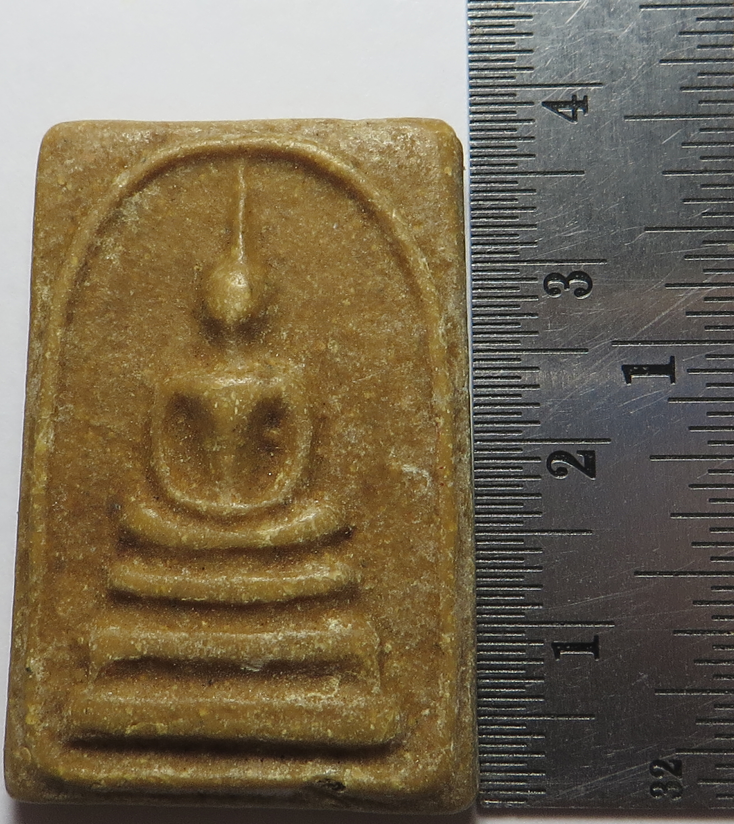 1158 พระสมเด็จ วัดแก้มอ้น จังหวัดราชบุรี เนื้อผงเกสร (รับประกัน พระแท้ + ส่งฟรี ทั่วประเทศ)