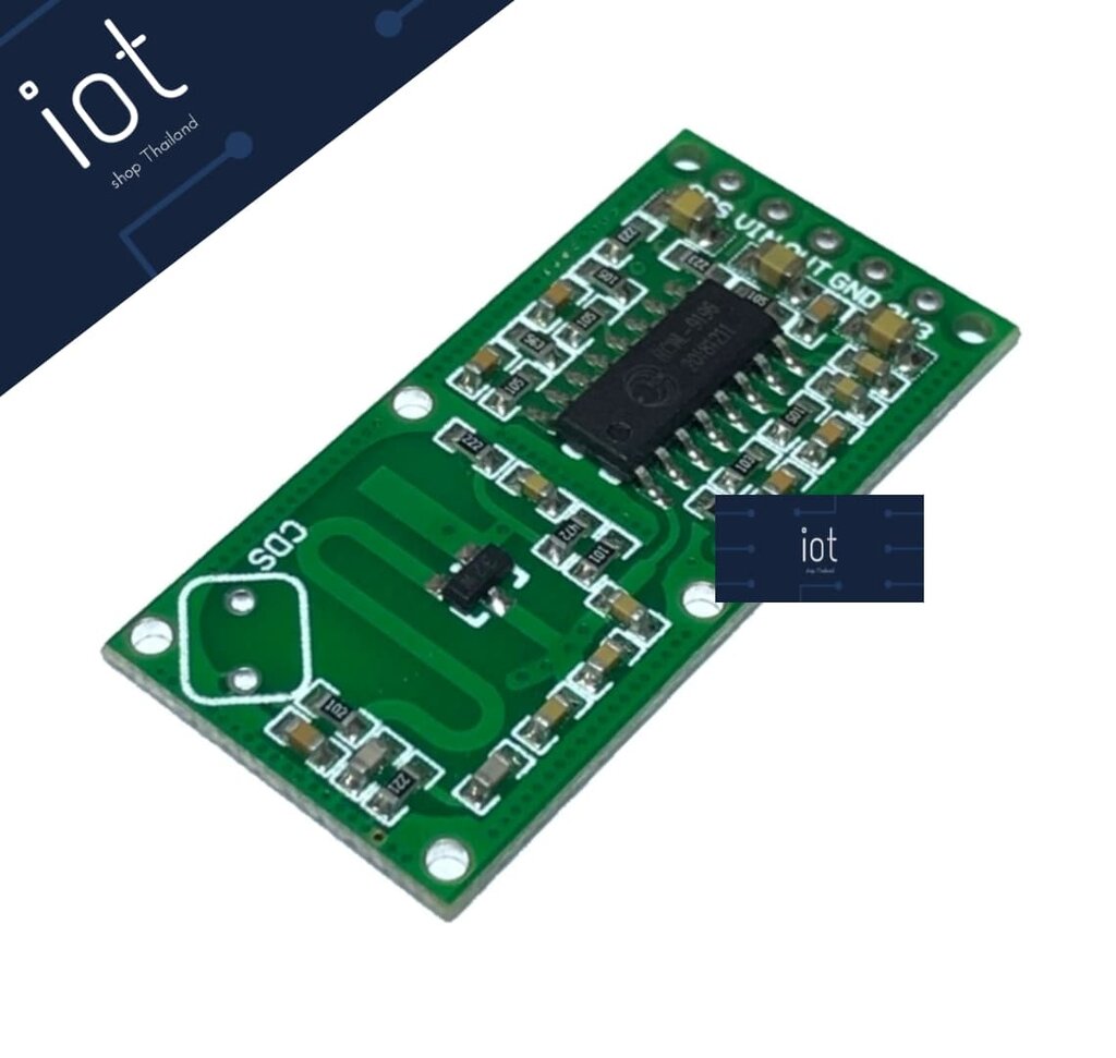 RCWL-0516 Microwave Radar sensor เซนเซอร์ตรวจจับวัตถุ แบบคลื่นไมโครเวฟ