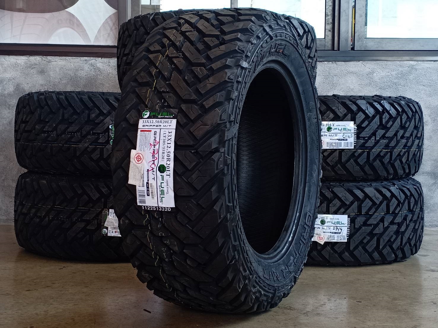 ยางเข้าใหม่ FUEL MT 33x12.50R20 114Q (ปี19)