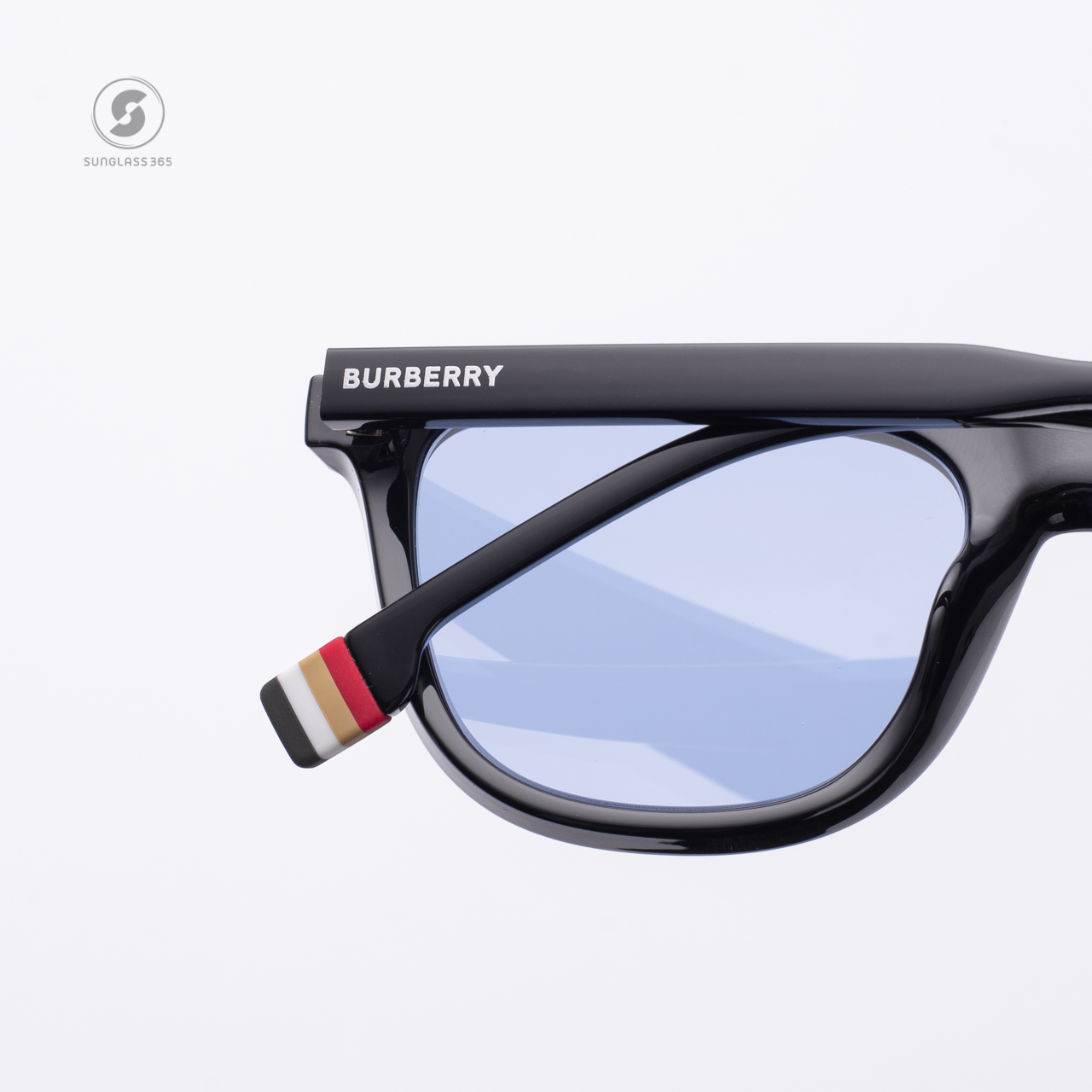 BURBERRY GEORGE BE4381U 300172 Black Light Blue