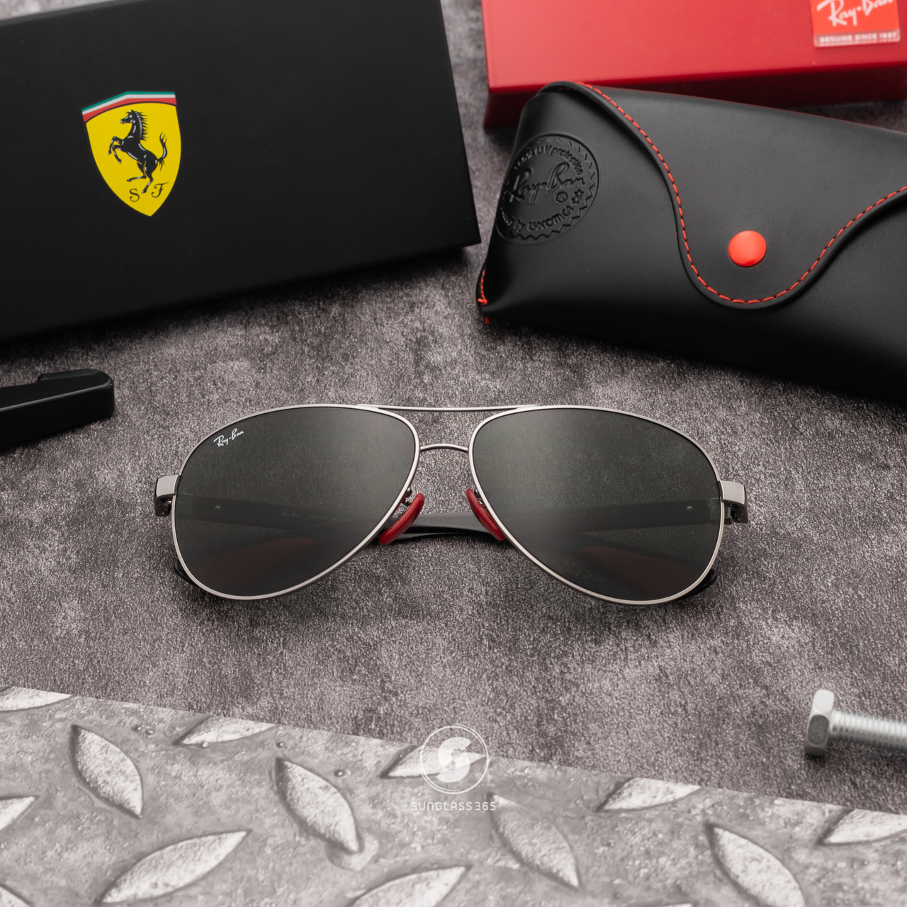 Ray-Ban RB8331M F00171 Ferrari Collection Gunmetal