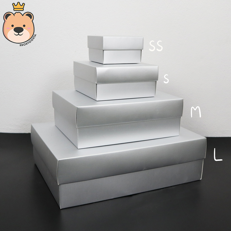 กล่องแบบเปิดฝา กล่องสำหรับใส่ของขวัญ มีขนาด สี ให้เลือก กล่อง เปิดฝา