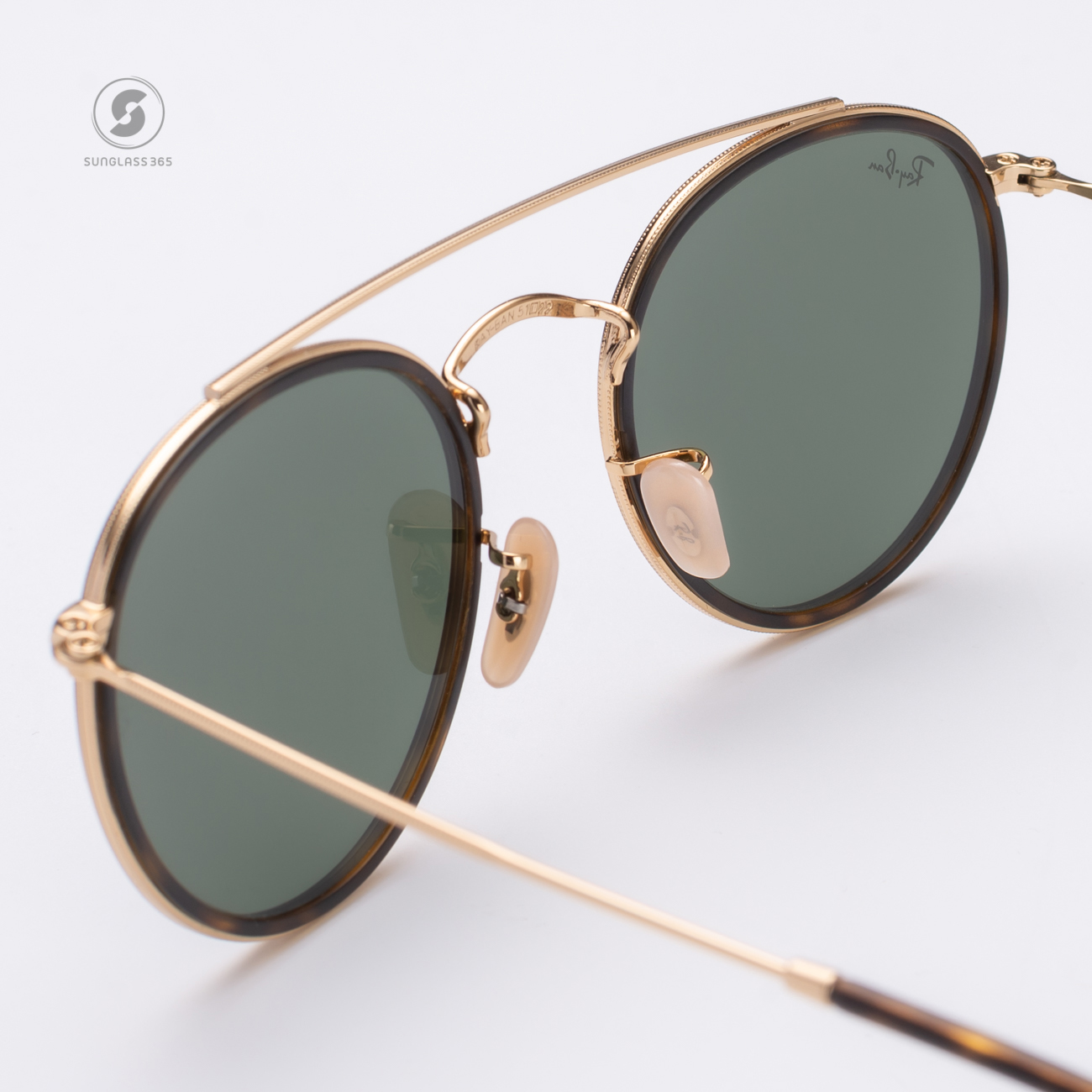 Ray-Ban RB3647N 001 Round Double Bridge G-15