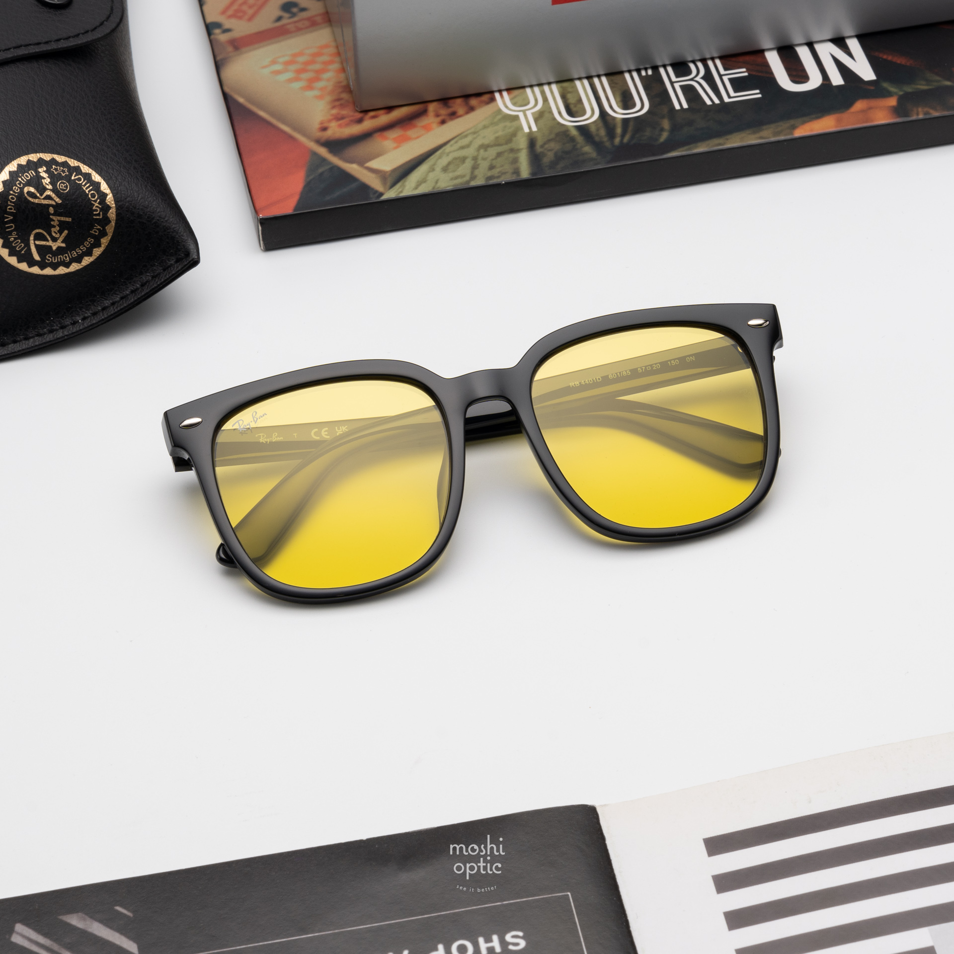 RayBan RB4401D 601/85 Black