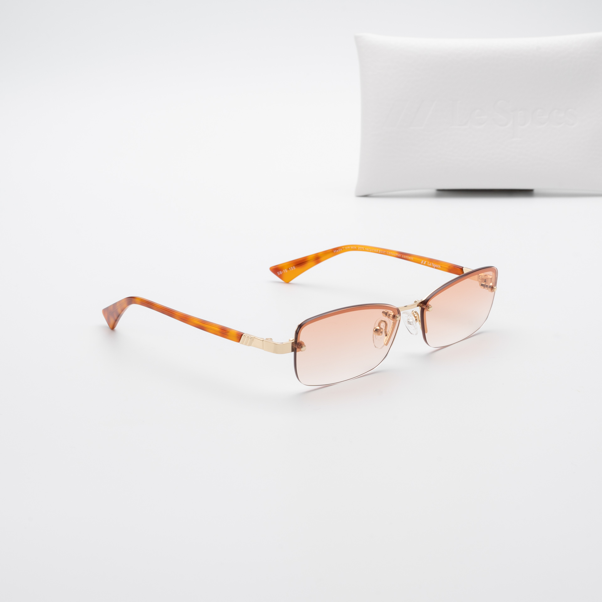 แว่นกันแดด Le Specs LSP2552163 ENIGMATIC Gold Vintage Tort