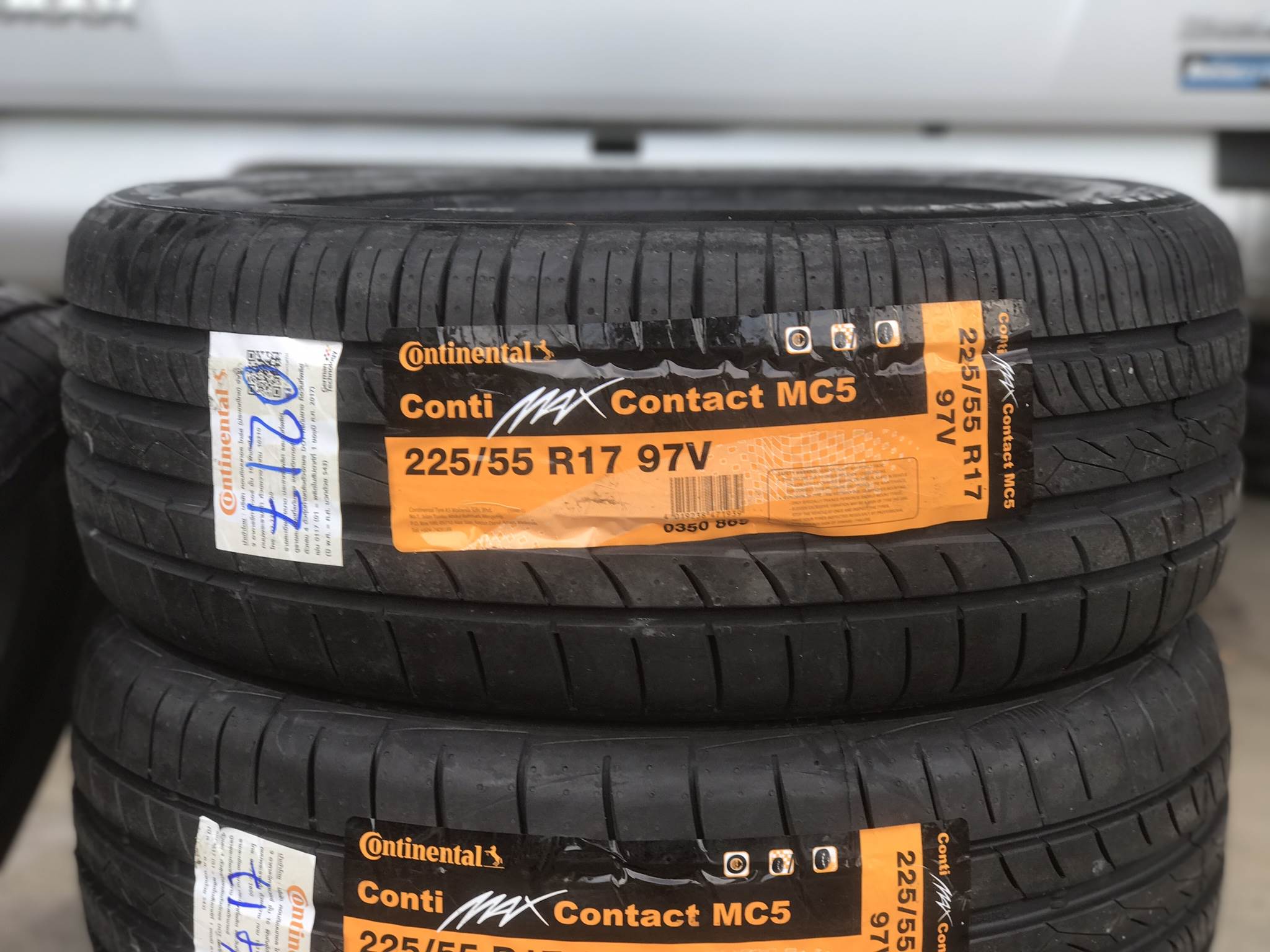 ยางใหม่ CONTINENTAL MC5 225/55-17 ยางใหม่ ปี17 ลดราคาสุดคุ้ม