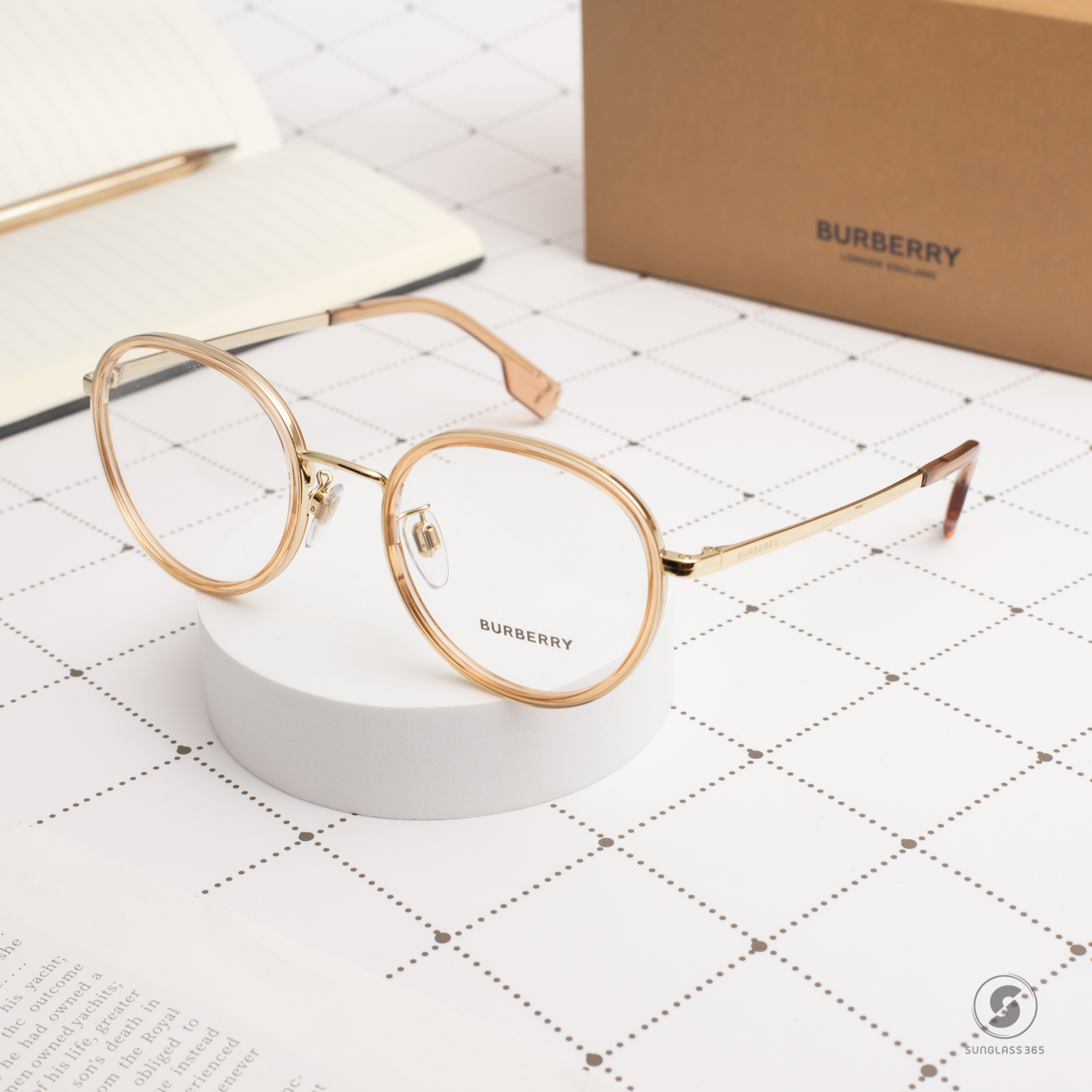 BURBERRY BE1358D 1324 Brown