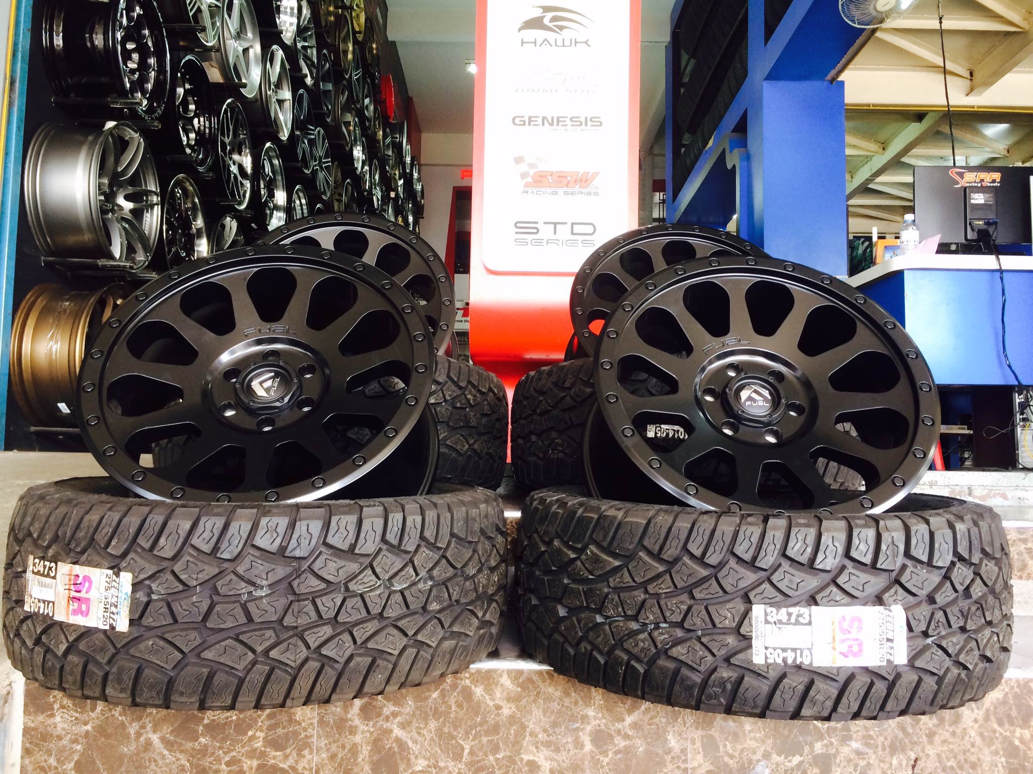 ล้อแท้ FUEL VECTOR D579 ขอบ20