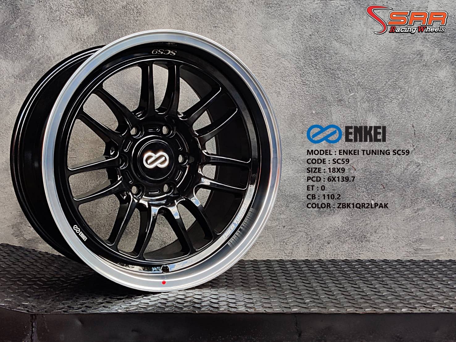 SC59 18X9 6X139.7 0 110.2 ZBK1QR2LPAK