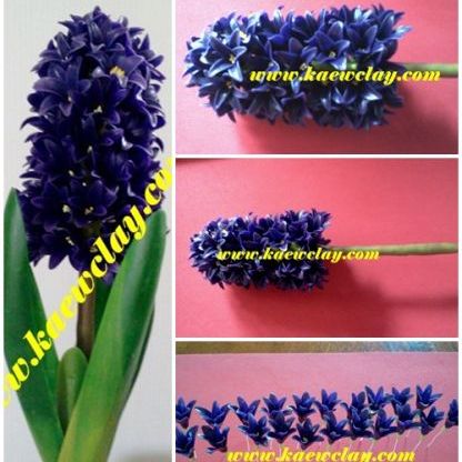พิมพ์อลูมิเนียมตัดดอก+ใบไฮยาซีนธ์(Aluminum mold cutter HYACINTHUS + leaves )