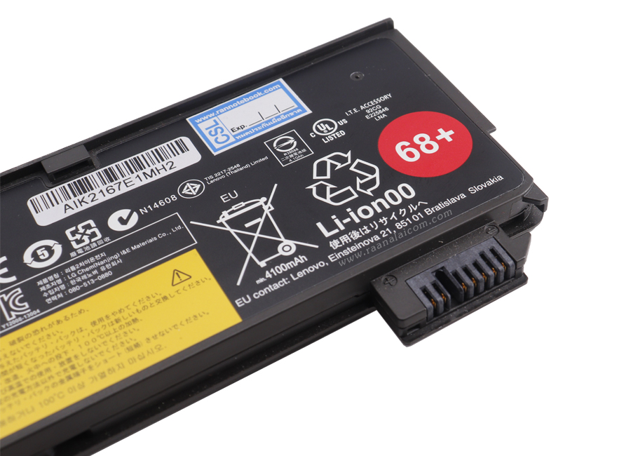 แบตเตอรี่ Lenovo 45N1130 10.8V 48Whr Original ราคา พิเศษ Battery Lenovo ThinkPad L450 L460 L470 T440 T450 T460 T470 X240 X250 X270 ตรงรุ่น