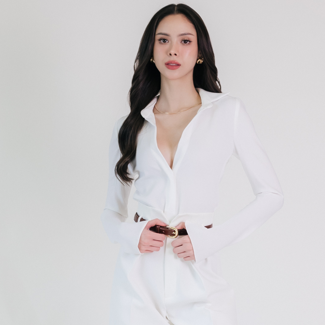 Lism S-067 The Contour Shirt เสื้อเชิ้ตเรียบหรู