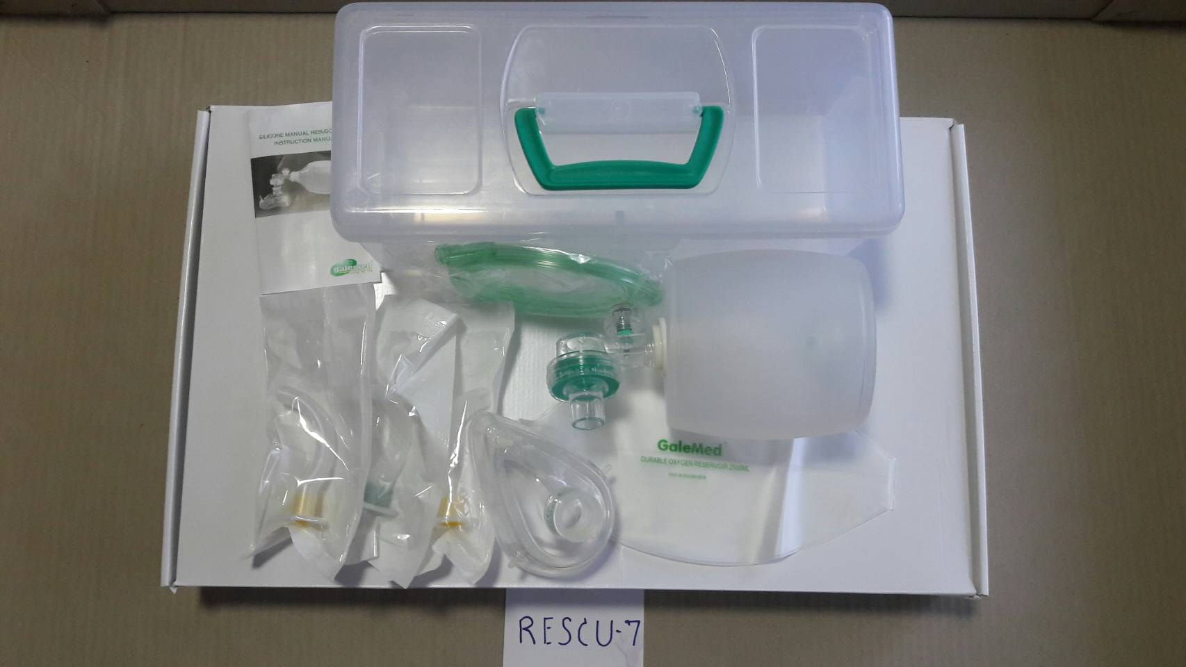 ชุดเครื่องช่วยหายใจมือบีบ (Ambu bag) ผู้ใหญ่