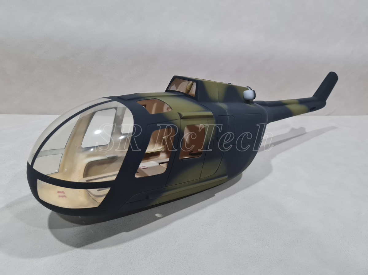 450- BO105 Camo with Belt Tail gear box
