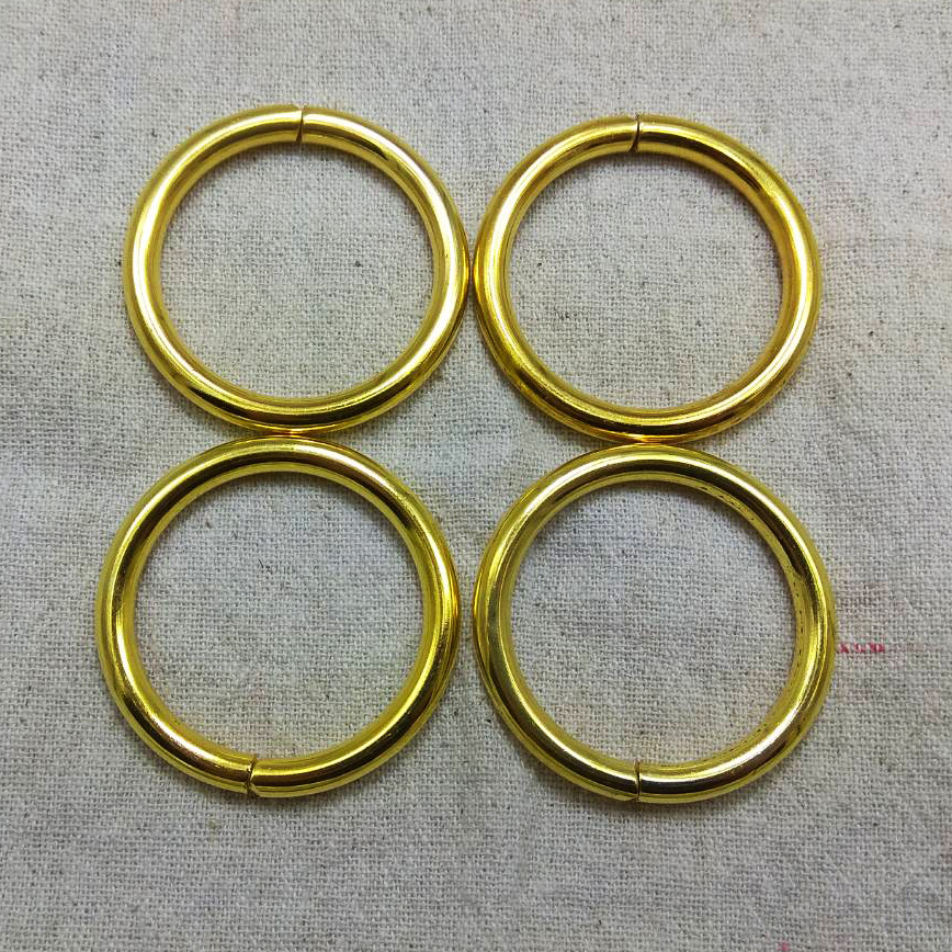ห่วงกลม1.5นิ้วหนา ทอง (ลวด5mm)