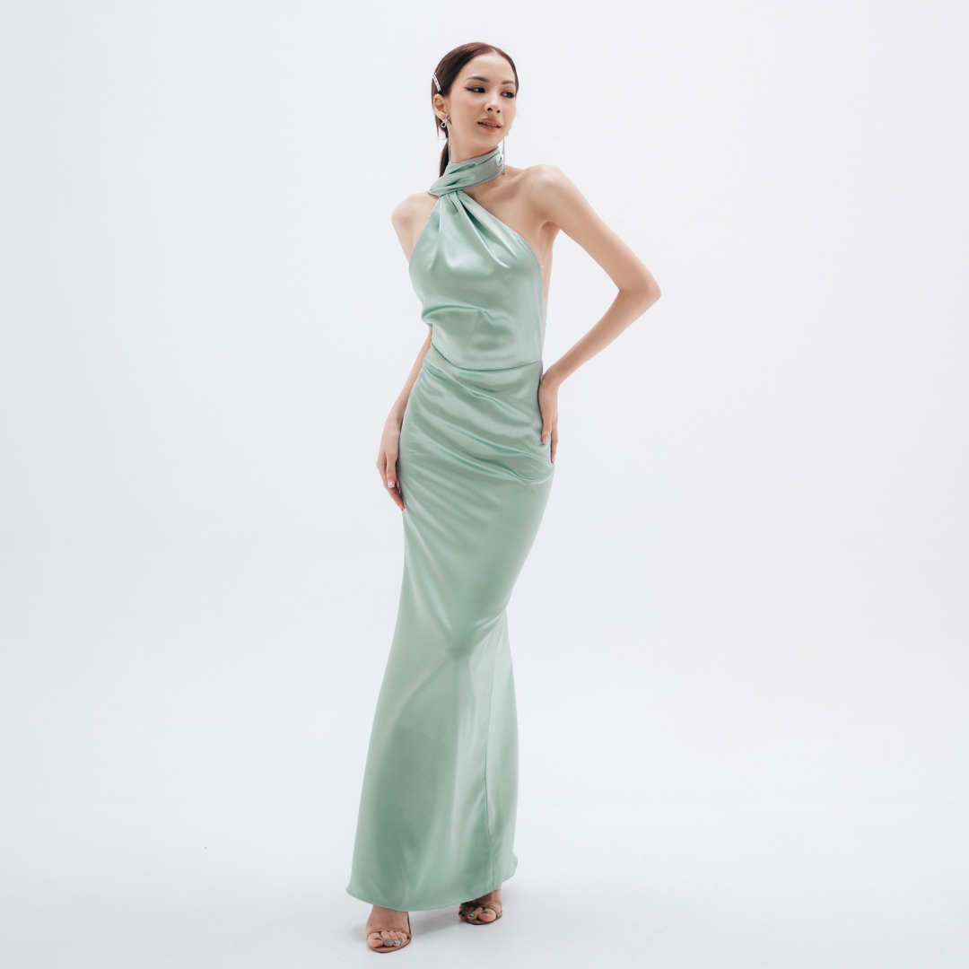 Lism D-095 Eternal Satin Gown ชุดเดรสยาวซาติน