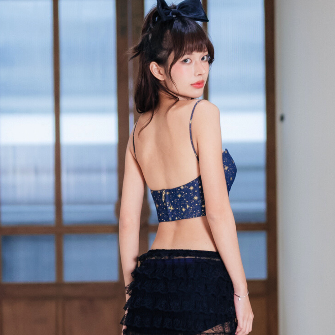 Lism S-055 Starry Muse Top เสื้อครอปสายเดี่ยว