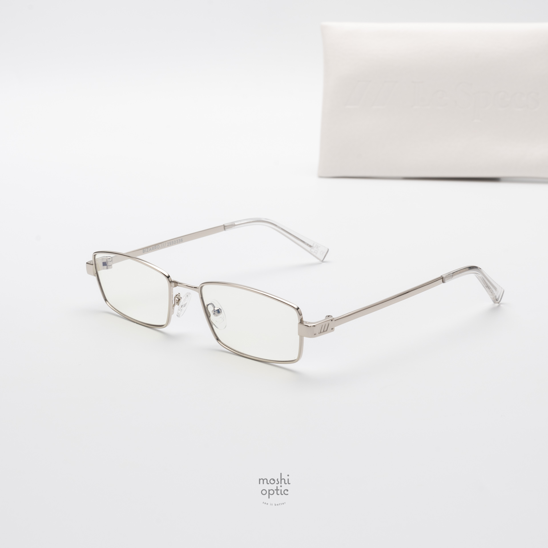 แว่นกันแดด Le Specs LBL2550336 BIZARRO Silver Blue Light