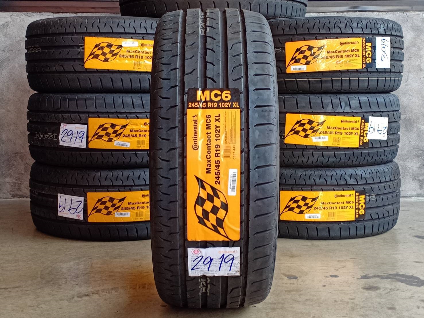 CONTINENTAL 245/45R19 CONTACT MC6 102Y XL MADE IN MALAYSIA