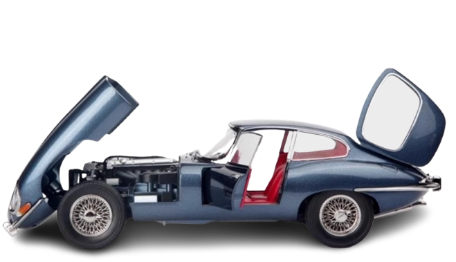 โมเดลรถ โมเดลรถยนต์ jaguar e-type 3