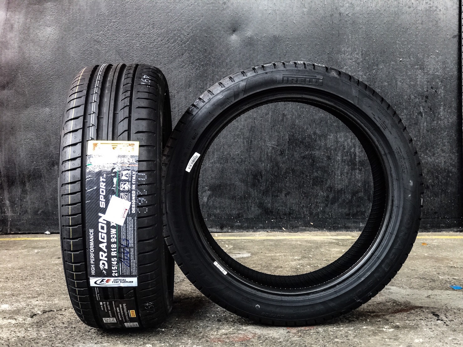 PIRELLI DRAGON SPORT 215/45R18 ซื้อ2แถม2