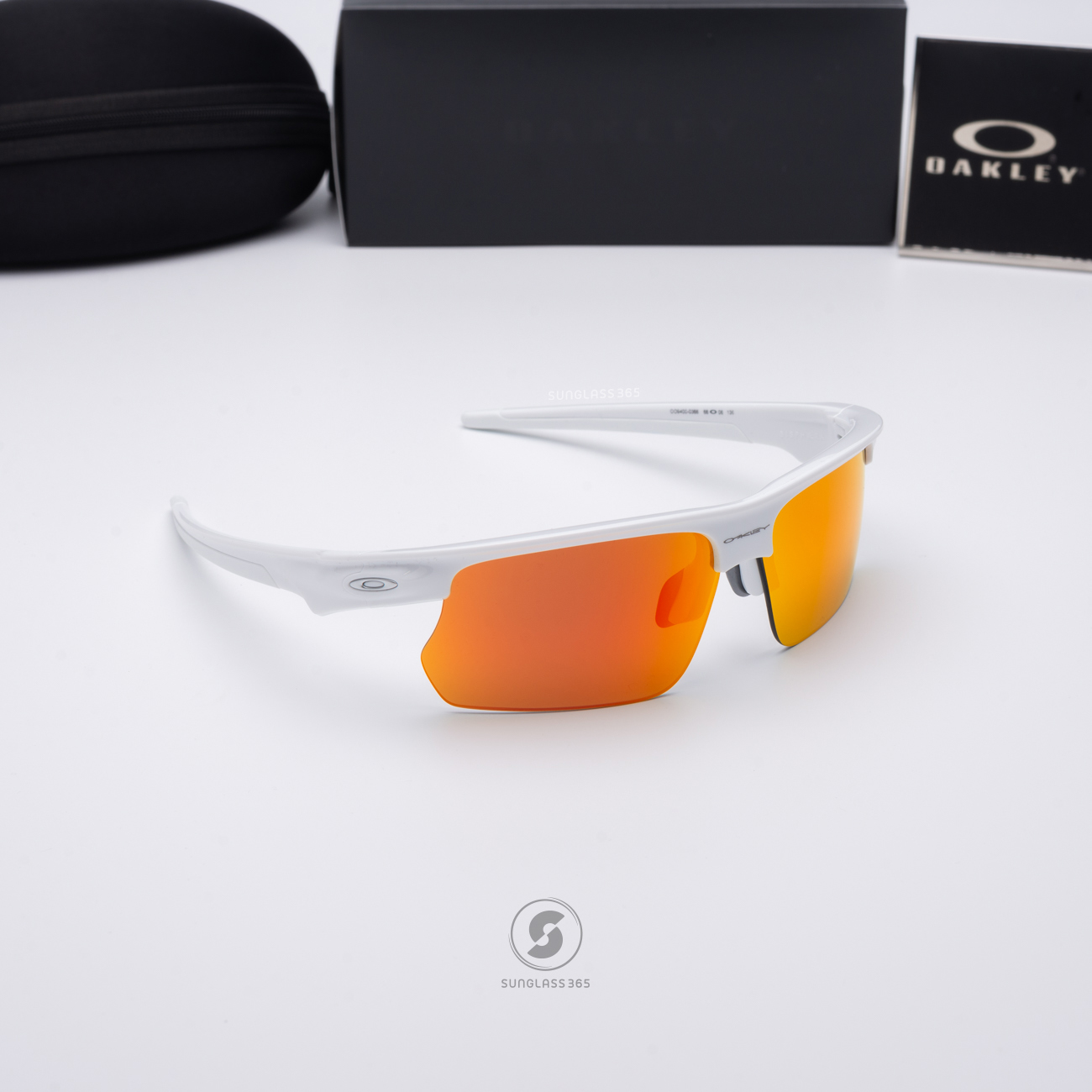 OAKLEY Bisphaera OO9400-03 Polished White Prizm Ruby