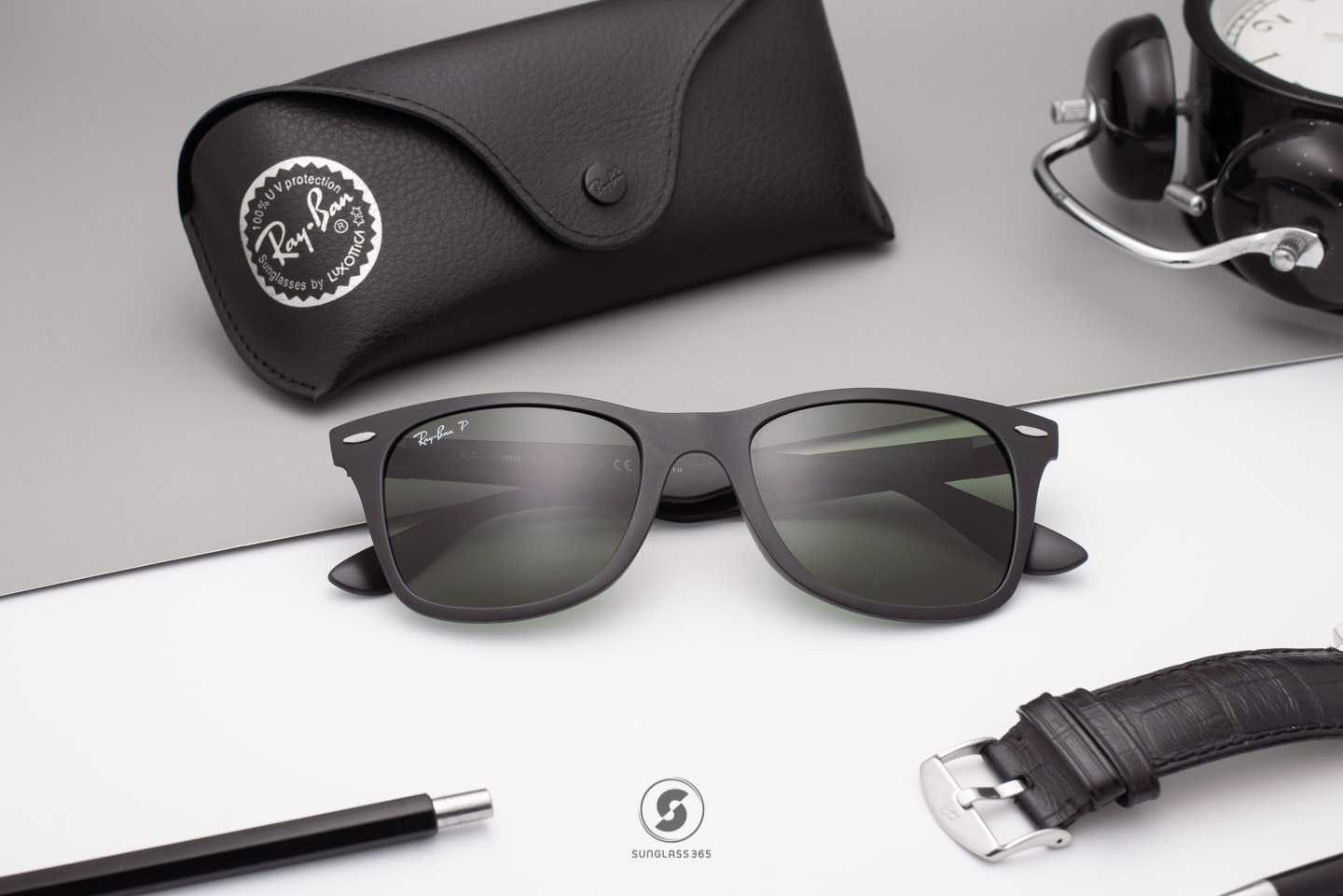 Ray Ban WAYFARER LITEFORCE RB4195F 601S/9A Polarized 52MM