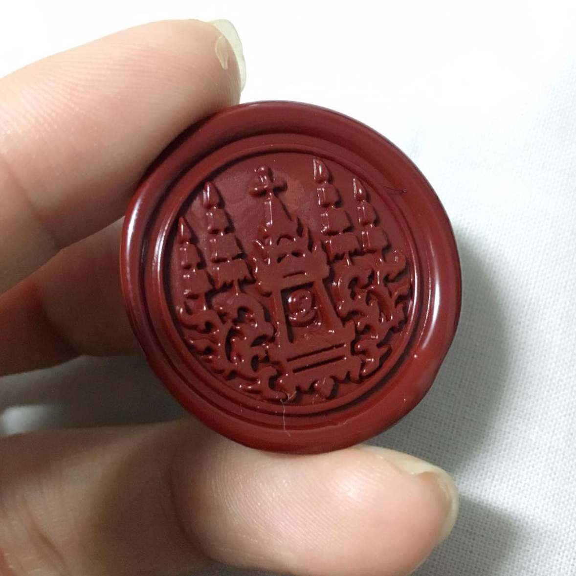 Traditional red gun wax seal (5 sticks) สวยอมตะ