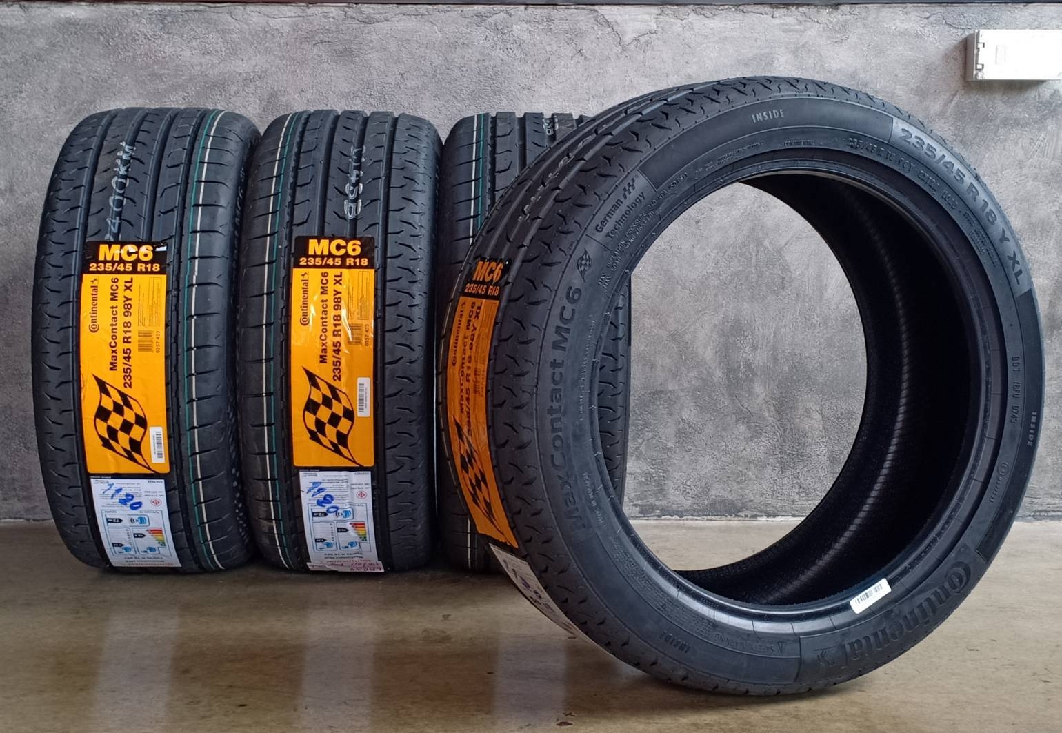 CONTINENTAL 235/45R18 CONTACT MC6 98Y XL MADE IN MALAYSIA