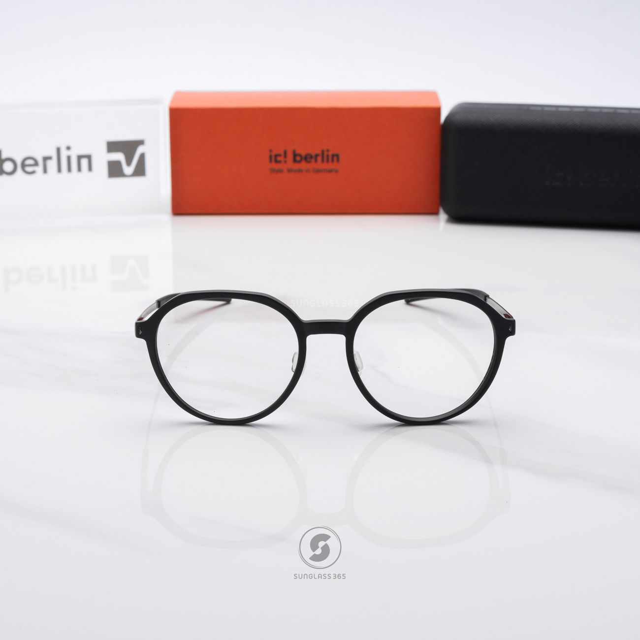 กรอบแว่น IC BERLIN Enshi Black HD Matt