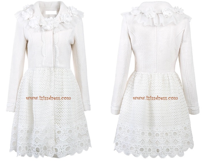 ***พรีออเดอร์***เสื้อโค้ท เสื้อกันหนาวสีขาว