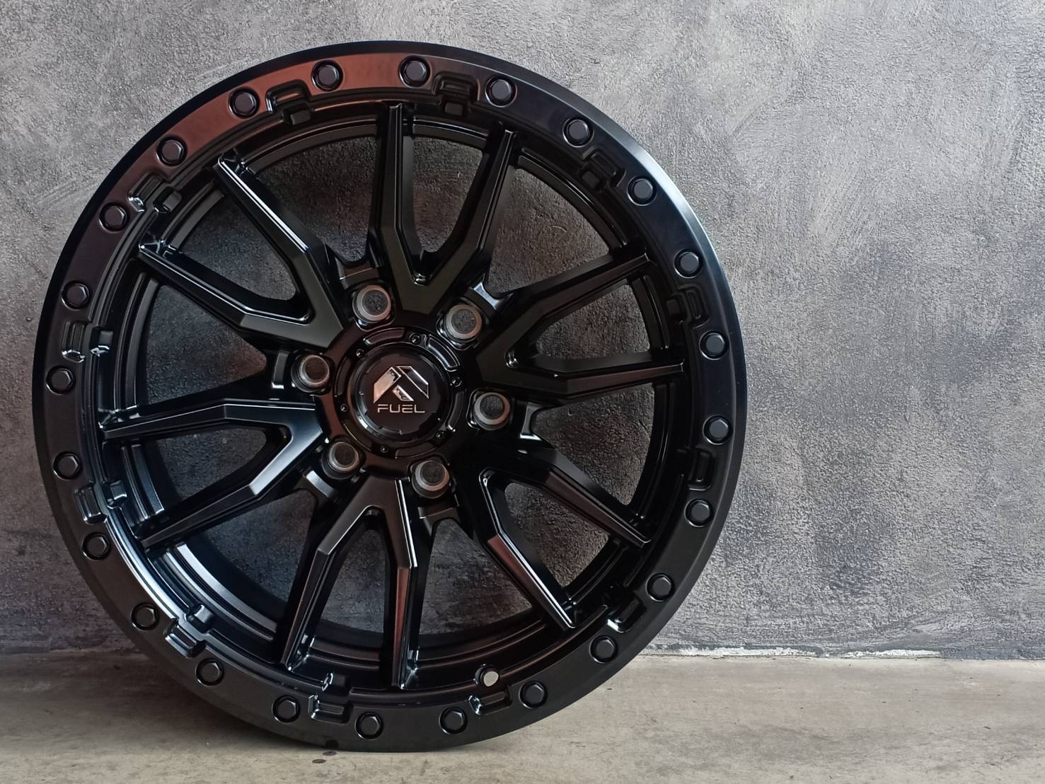 FUEL-REBEL 18X9 6X139.7 +1 106.1 MATTE BLACK