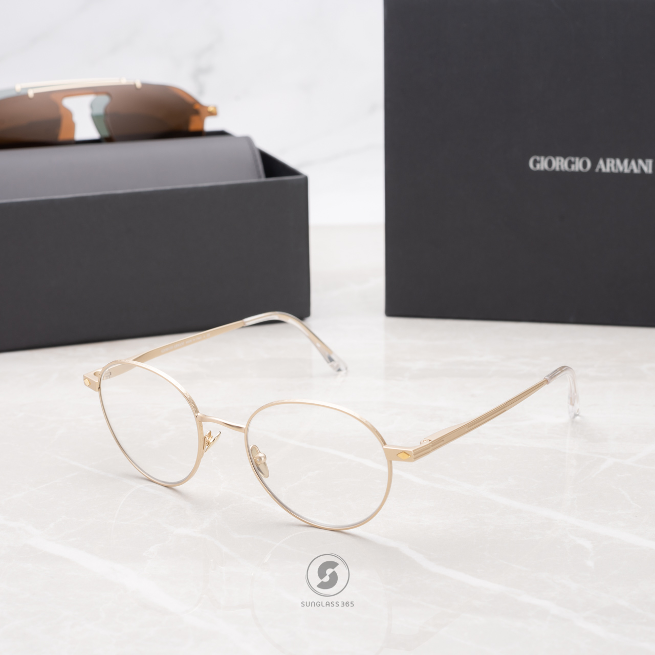 กรอบแว่น Giorgio Armani AR6107 30021W + Clip On