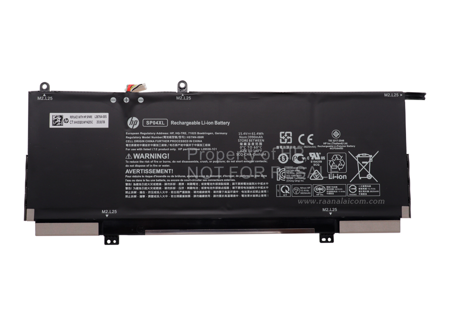 แบตเตอรี่ HP Spectre X360 13-AP0001NO Original SP04XL ราคา พิเศษ Battery HP Spectre X360 13-AP0001NO 61.4Whr ตรงรุ่น ลดราคาพิเศษ